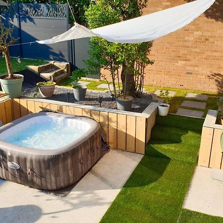 Gary Suite - Studio Cosy, Spa Et Jardin Privatif A 4 Min De Cambrai Awoingt Ngoại thất bức ảnh