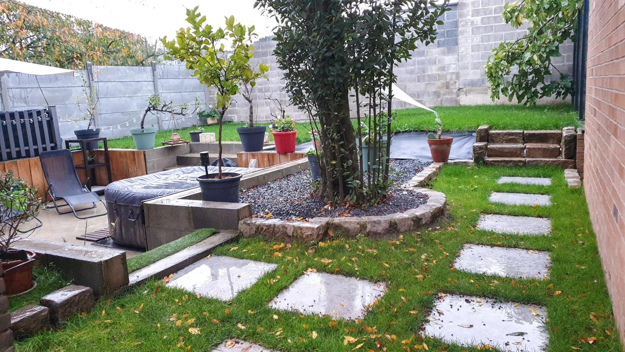 Gary Suite - Studio Cosy, Spa Et Jardin Privatif A 4 Min De Cambrai Awoingt Ngoại thất bức ảnh