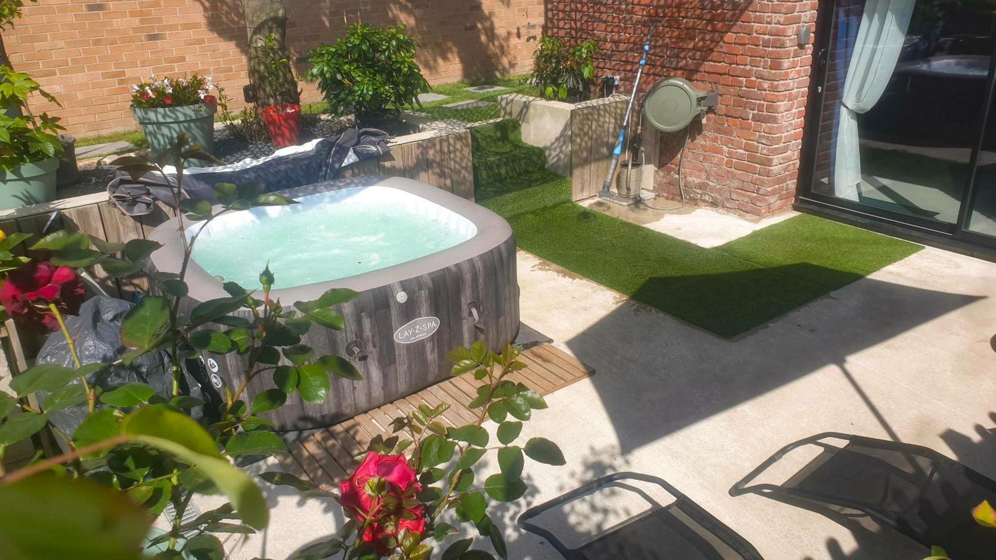 Gary Suite - Studio Cosy, Spa Et Jardin Privatif A 4 Min De Cambrai Awoingt Ngoại thất bức ảnh
